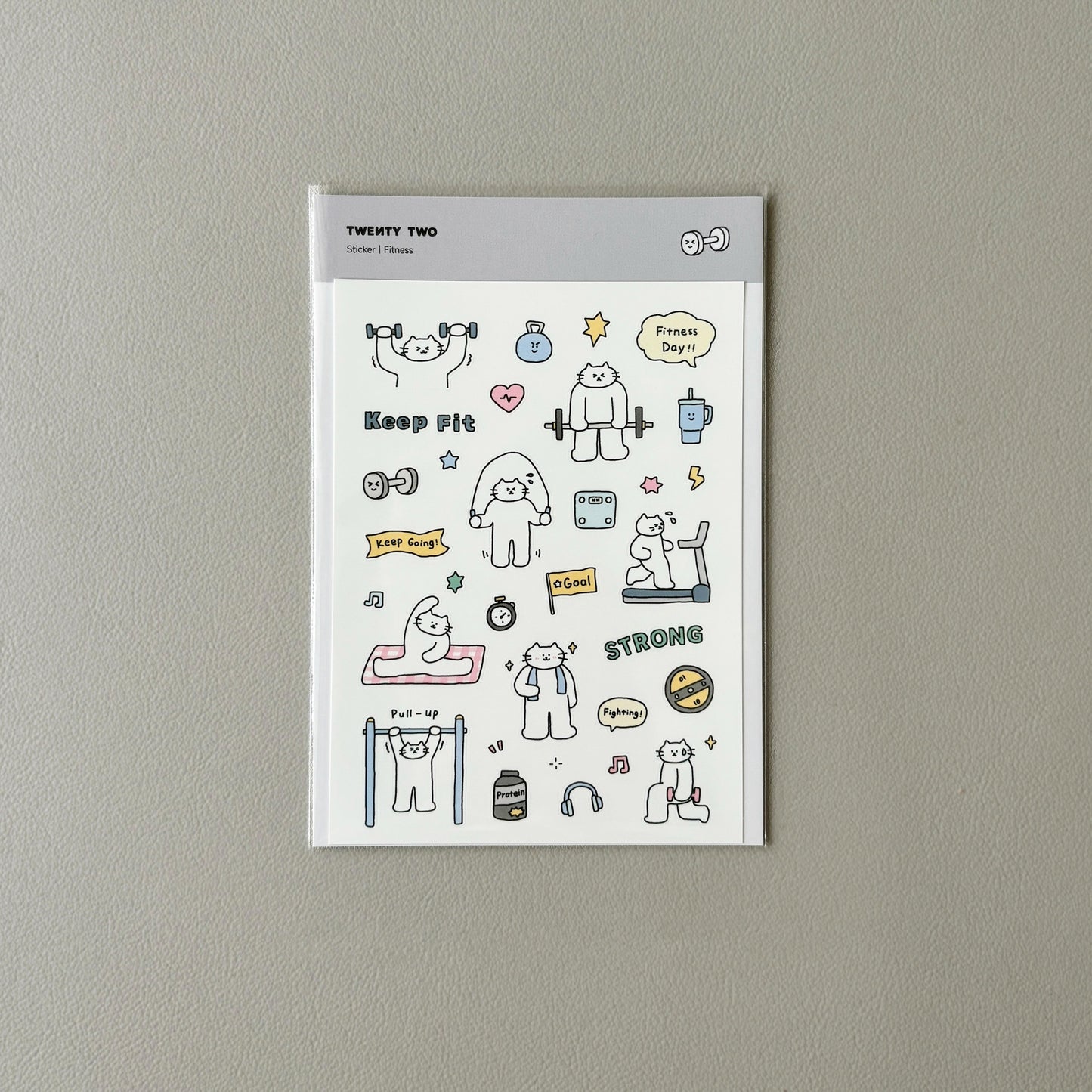 Twenty Two | Mini Kitty Summer Sticker