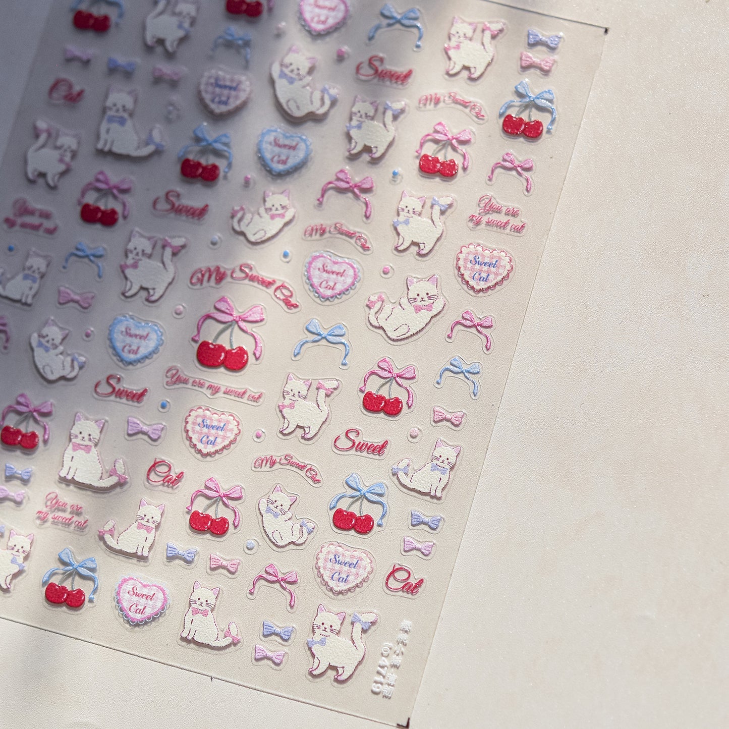 Hello Claws | Kitty And Bear Nail Deco Sticker