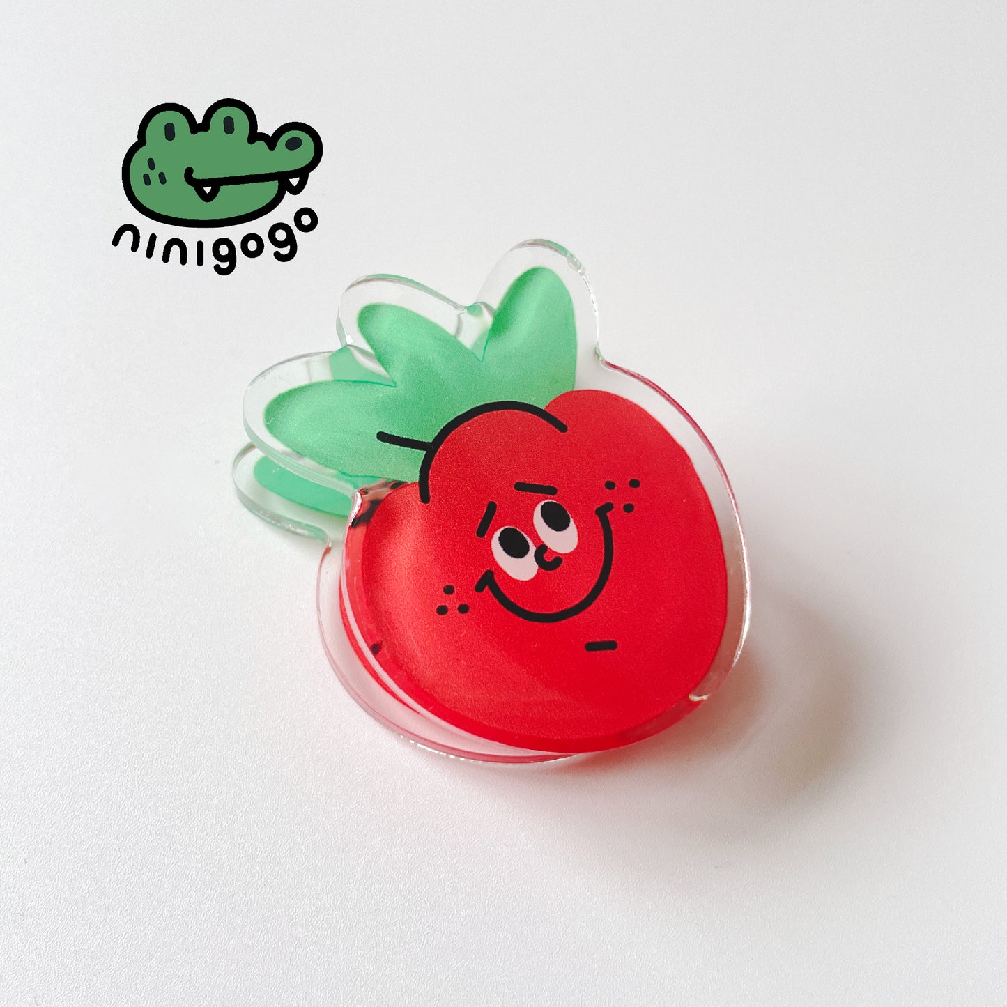NINIGOGO | Strawberry Acrylic Binder Clip