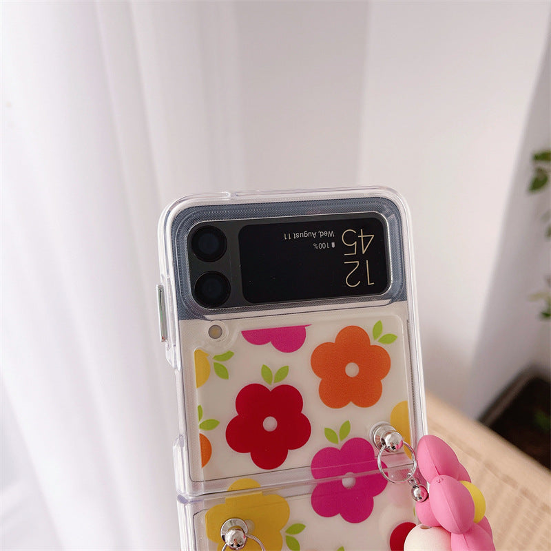 Summer Flower Samsung Galaxy Z Flip Phone Case