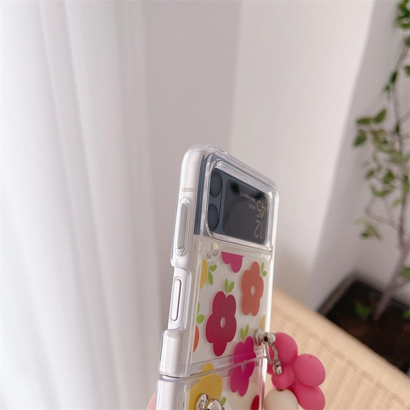 Summer Flower Samsung Galaxy Z Flip Phone Case