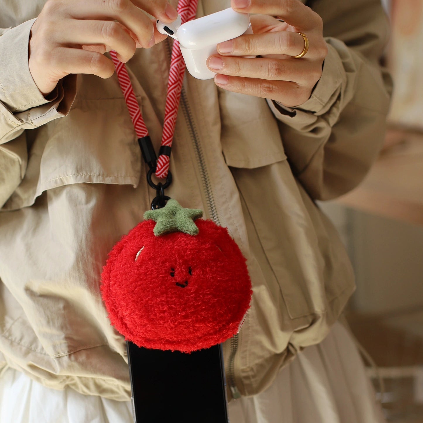 Daily White | Tomato Mini Bag