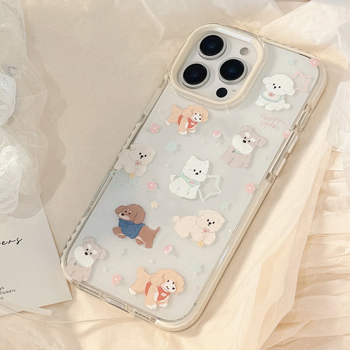 Schnauzer And West Highland iPhone case