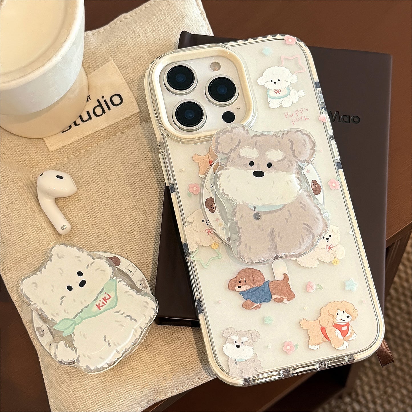Schnauzer And West Highland iPhone case