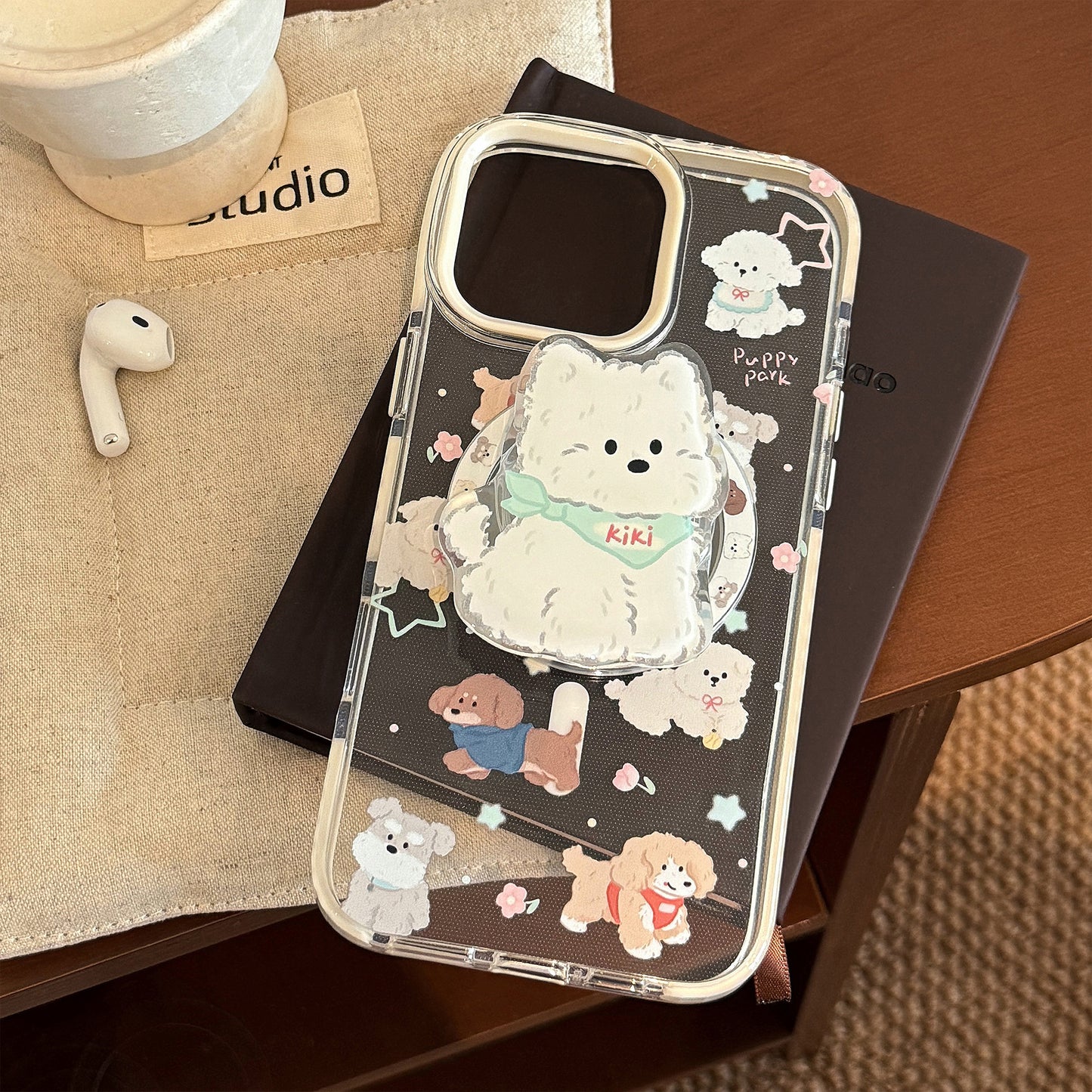 Schnauzer And West Highland iPhone case