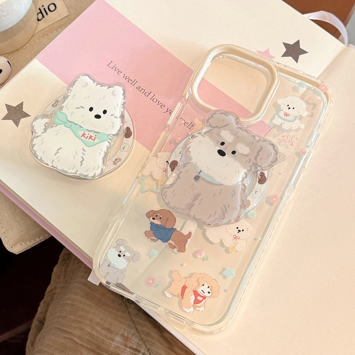 Schnauzer And West Highland iPhone case