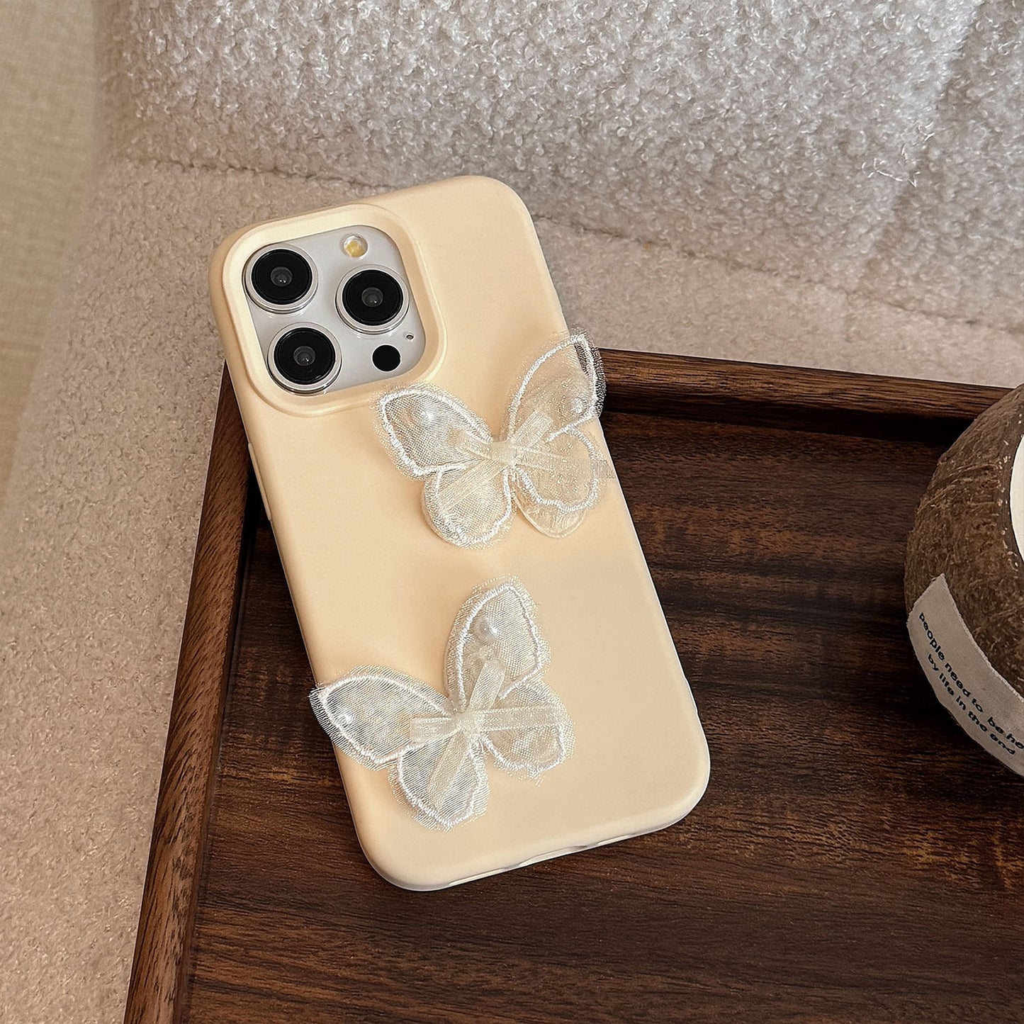 Lace Butterfly Phone Case