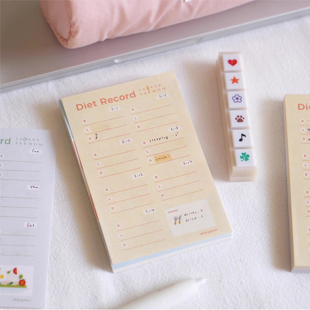 Afterglows | Food Record Memo Note Pad