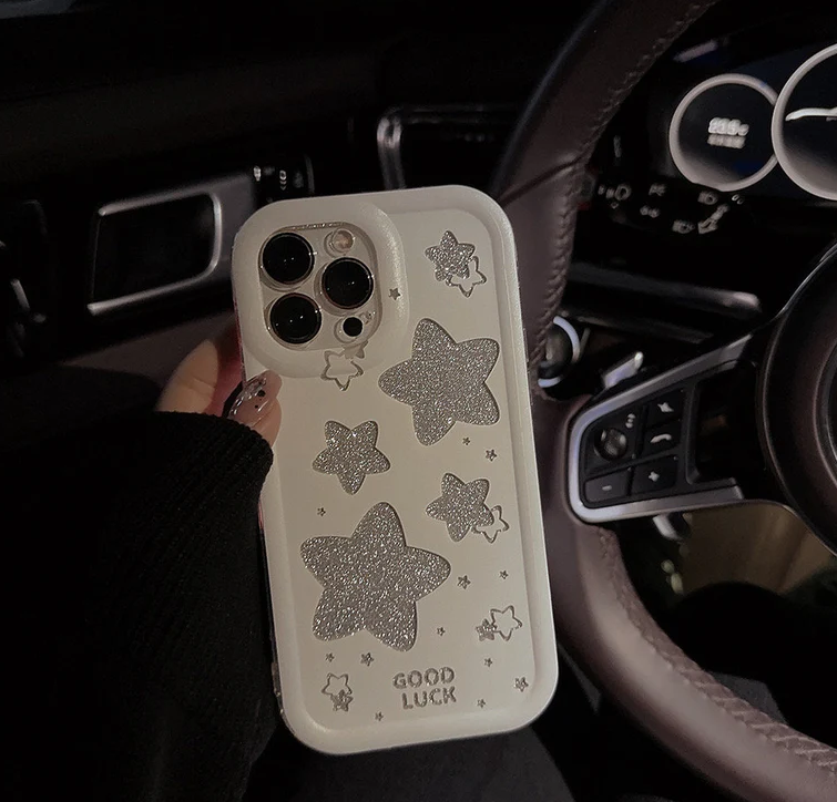 Diamond Glitter Star iPhone Case