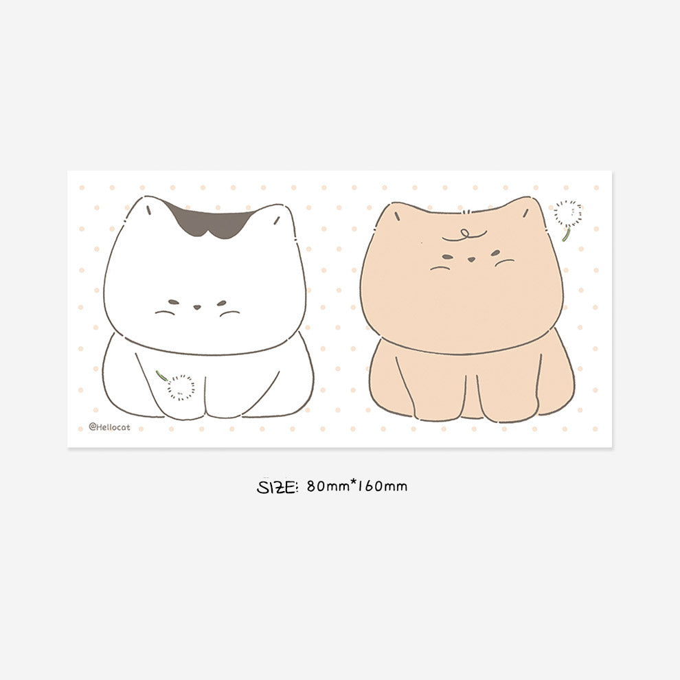 Hello Cat | Flower Kitty Memo Note Pad