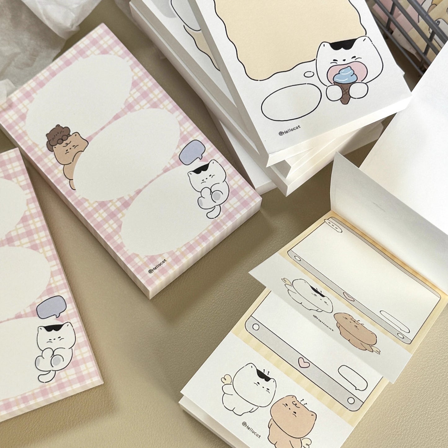 Hello Cat | Cat Memo Note Pad