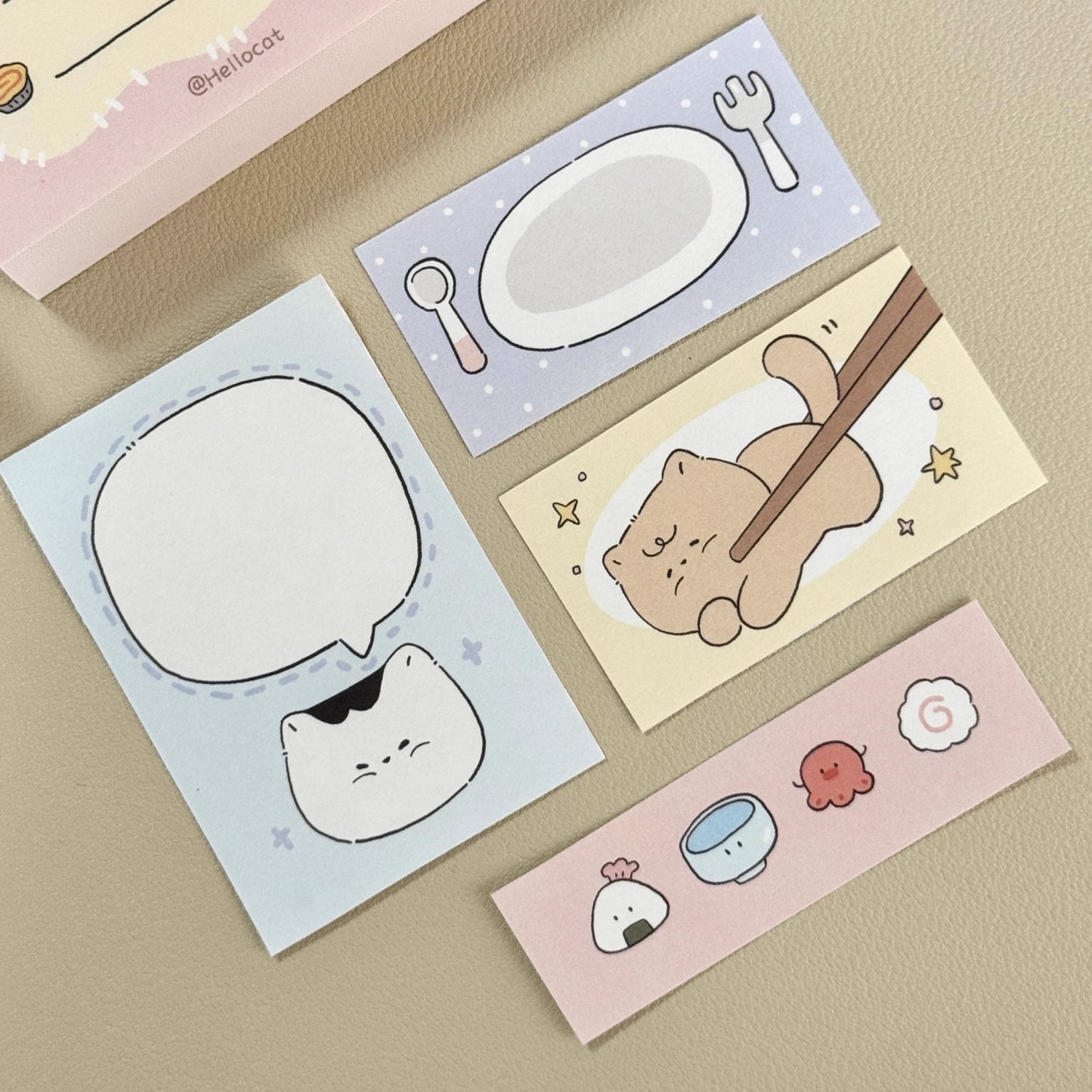 Hello Cat | Kitty Patchwork Memo Note Pad