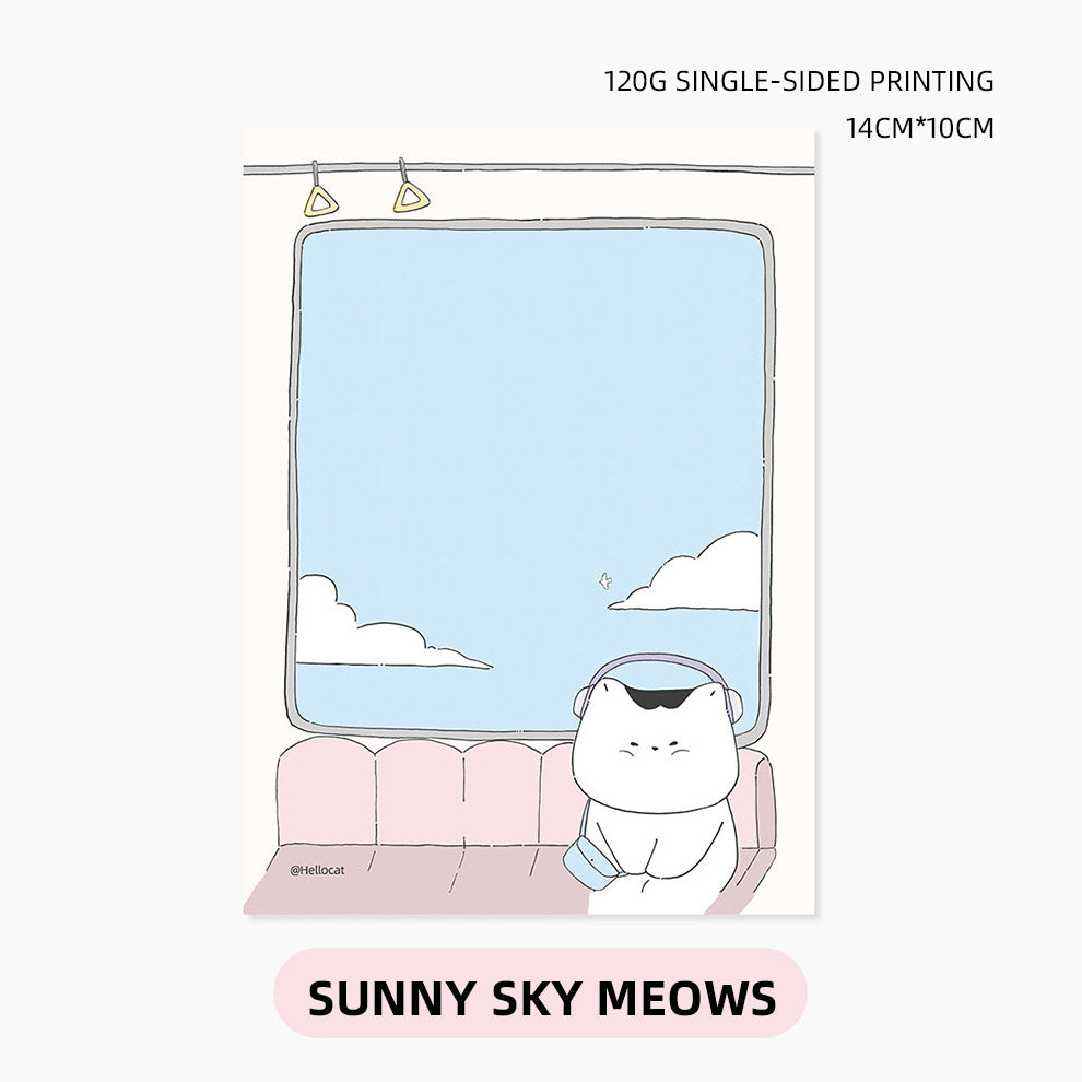 Hello Cat | Cloud Memo Note Pad