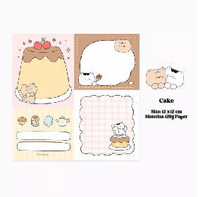 Hello Cat | Kitty Patchwork Memo Note Pad