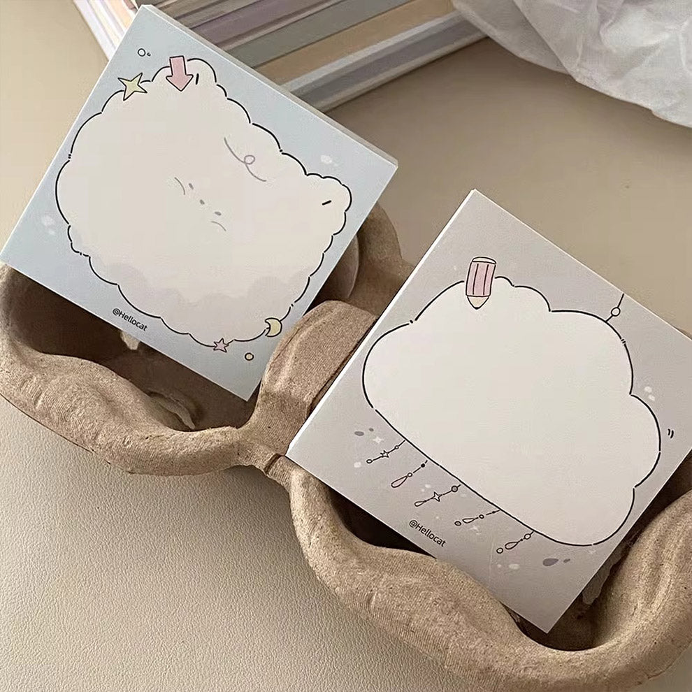 Hello Cat | Cloud Memo Note Pad