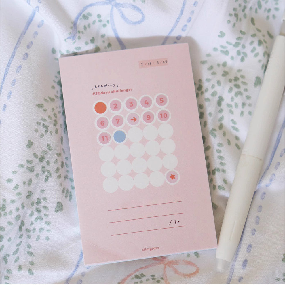 Afterglows | Habit Tracker Memo Note Pad