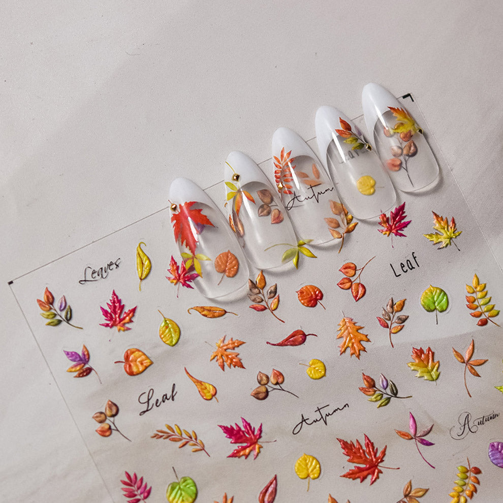 Hello Claws | Autumn Leaf 5D Nail Deco Sticker