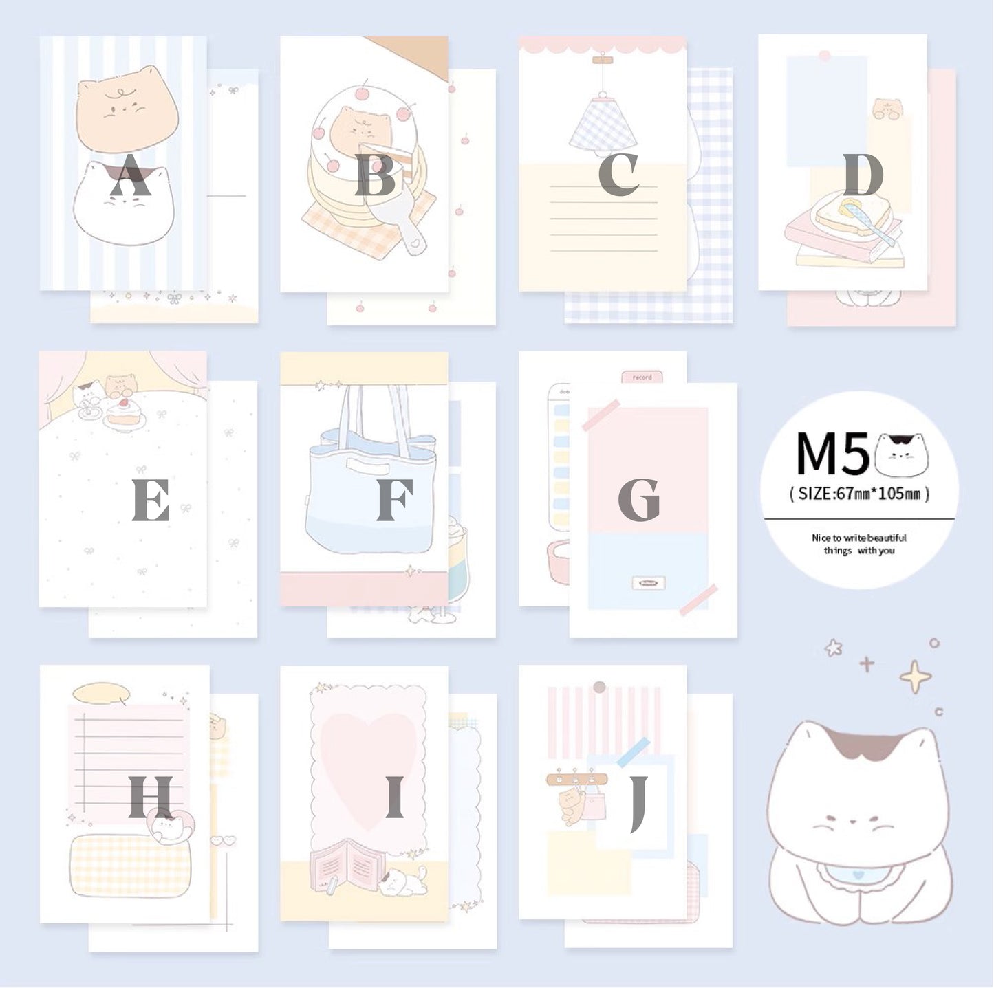 Hello Cat | M5 Mini Size Kitty Refill Paper