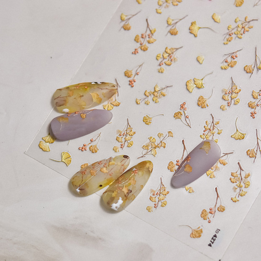 Hello Claws | Autumn Leaf 5D Nail Deco Sticker