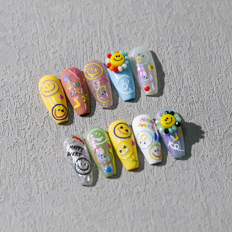 Hello Claws | Emoji 5D Nail Deco Stickers