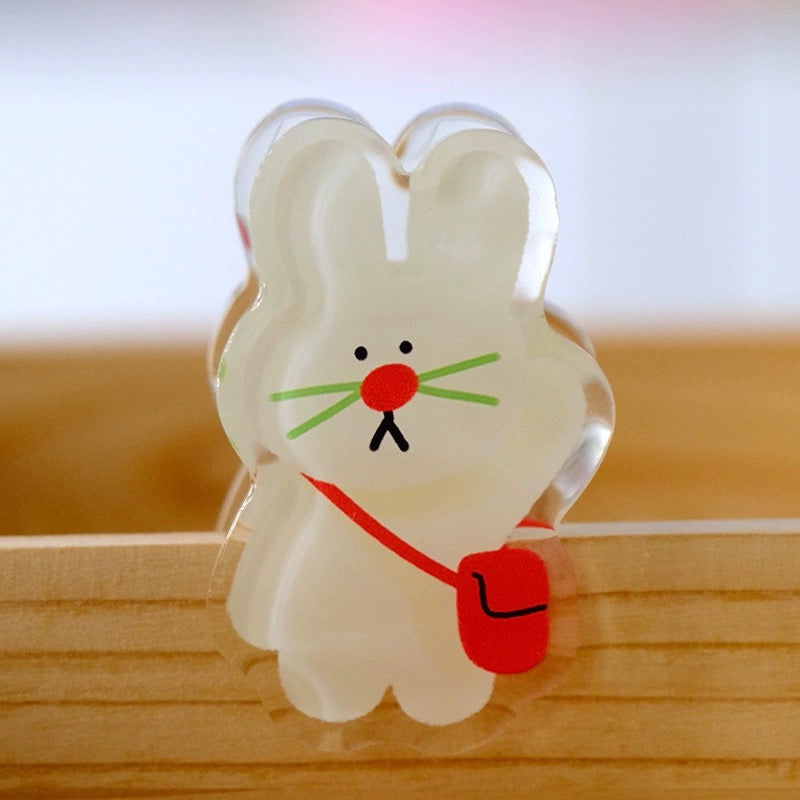 NINIGOGO | TO Bunny Acrylic Binder Clip