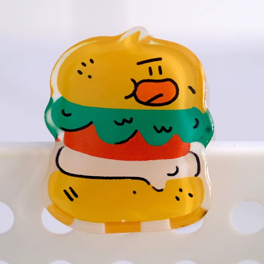 NINIGOGO | Hamburger ENO Acrylic Binder Clip