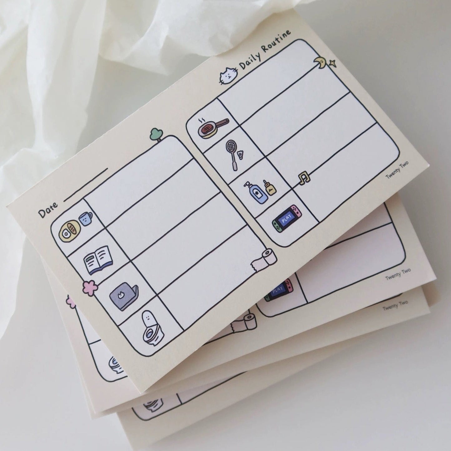 Twenty Two | Daily Routine Note – LuLuFun Studio