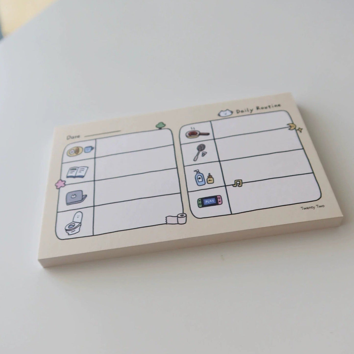 Twenty Two | Daily Routine Note – LuLuFun Studio