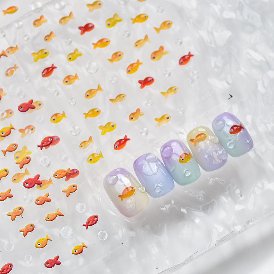 Jelly Fish Nail Deco Sticker