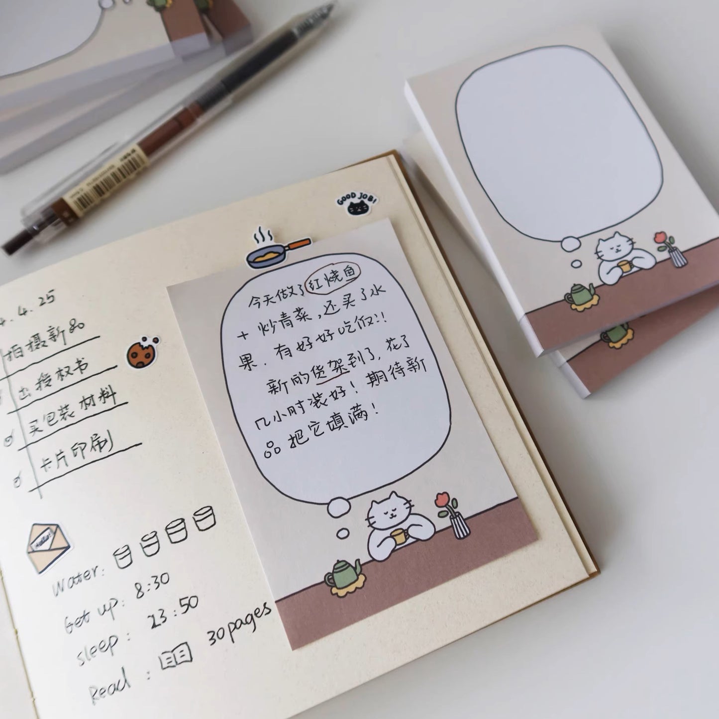 Twenty Two | Kitty Life Memo Note Pad