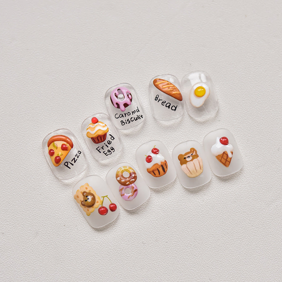 Pizza Bakery Nail Deco Sticker