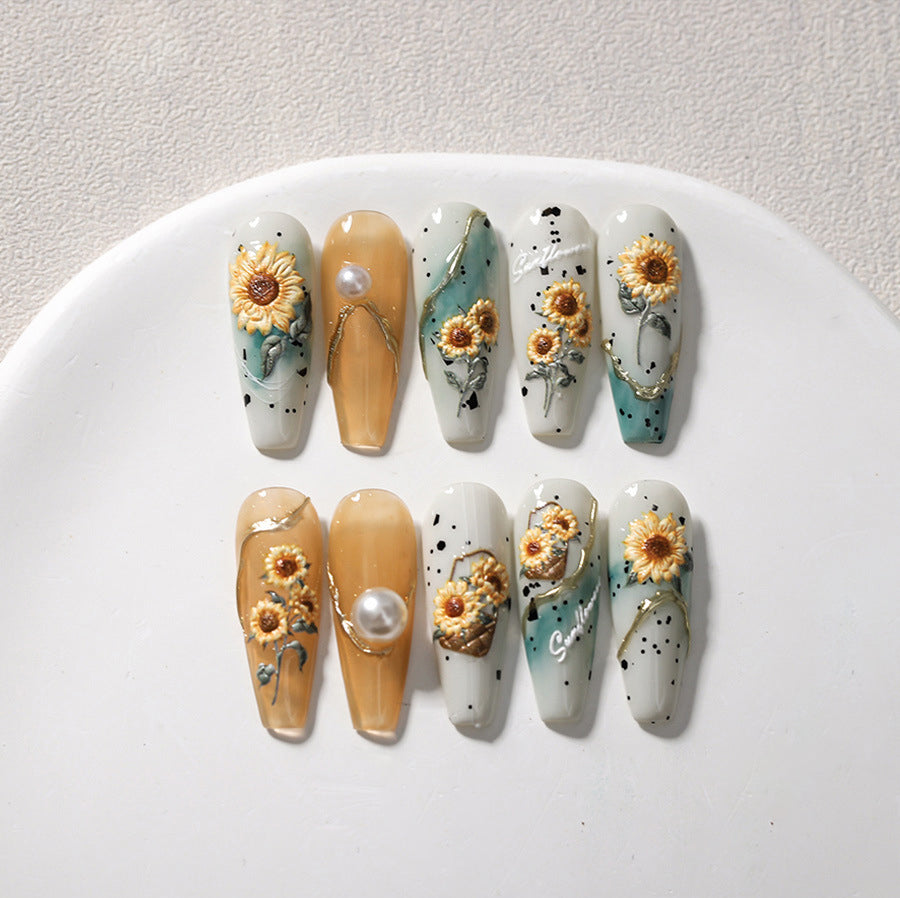 Sunflower Nail Deco Sticker