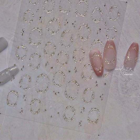 Crystal Starry Nail Deco Sticker