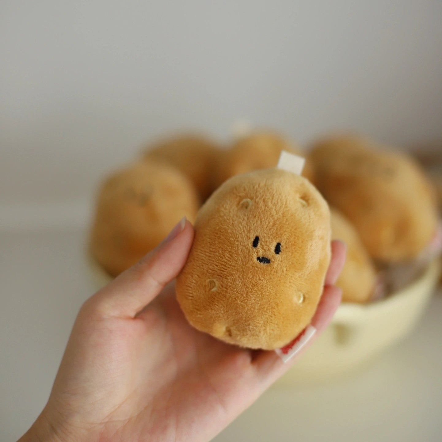 Daily White | Potato Plush Charm