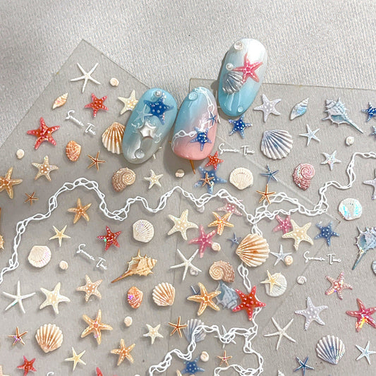 Hello Claws | Star Fish Nail Deco Sticker