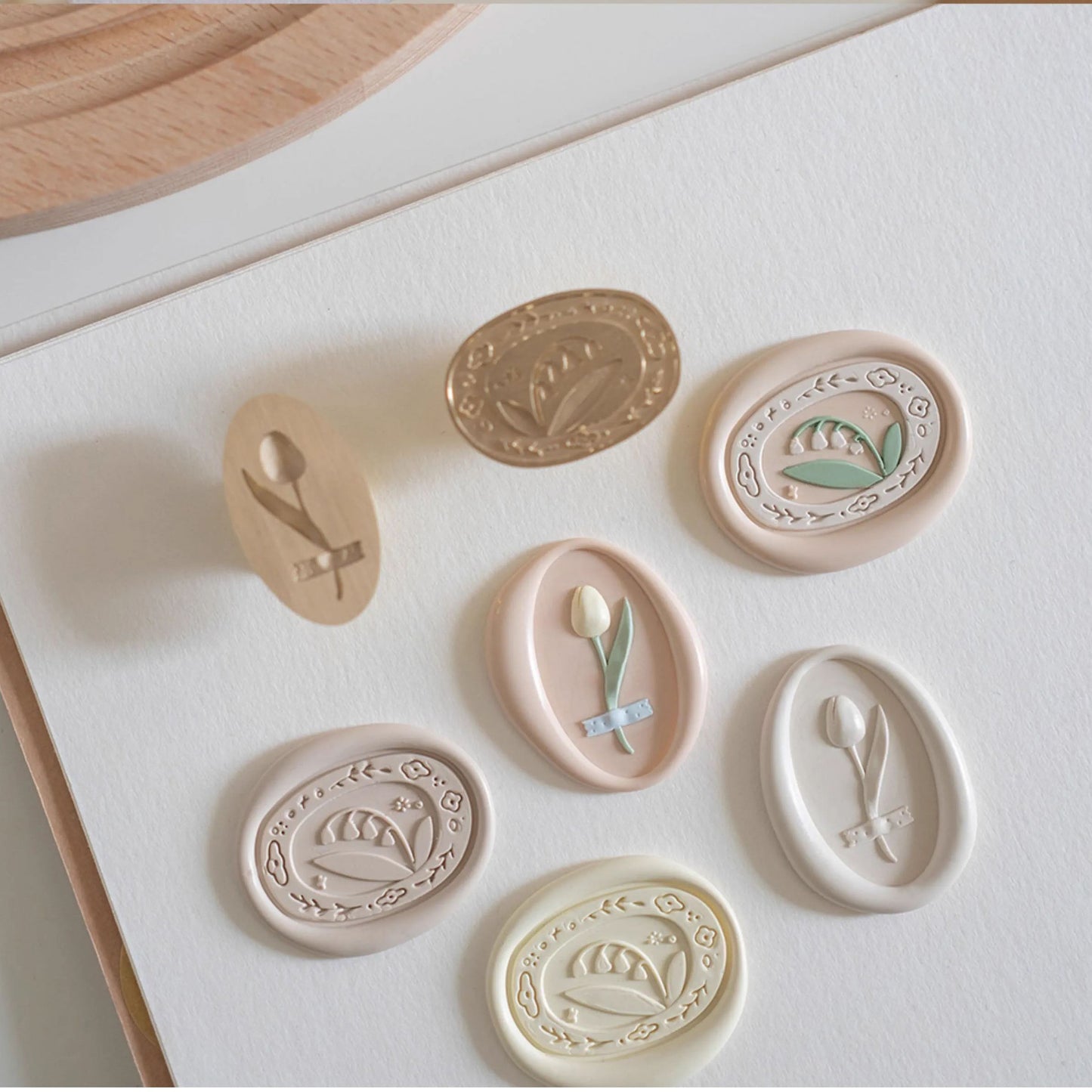 Orange studio | Tulip wax seal stamp