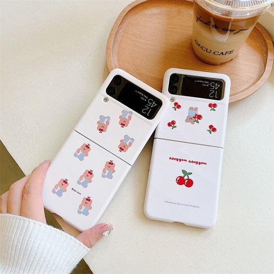 Cherry Bear Samsung Galaxy Z Flip 3 Phone Case