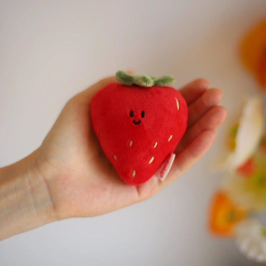 Daily White | Strawberry Bag Charm