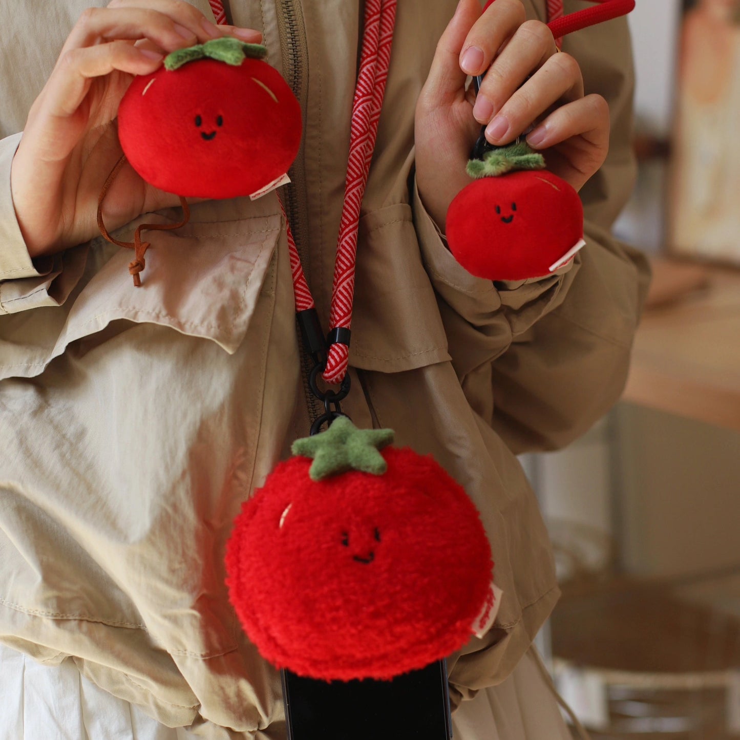 Daily White | Tomato Mini Bag