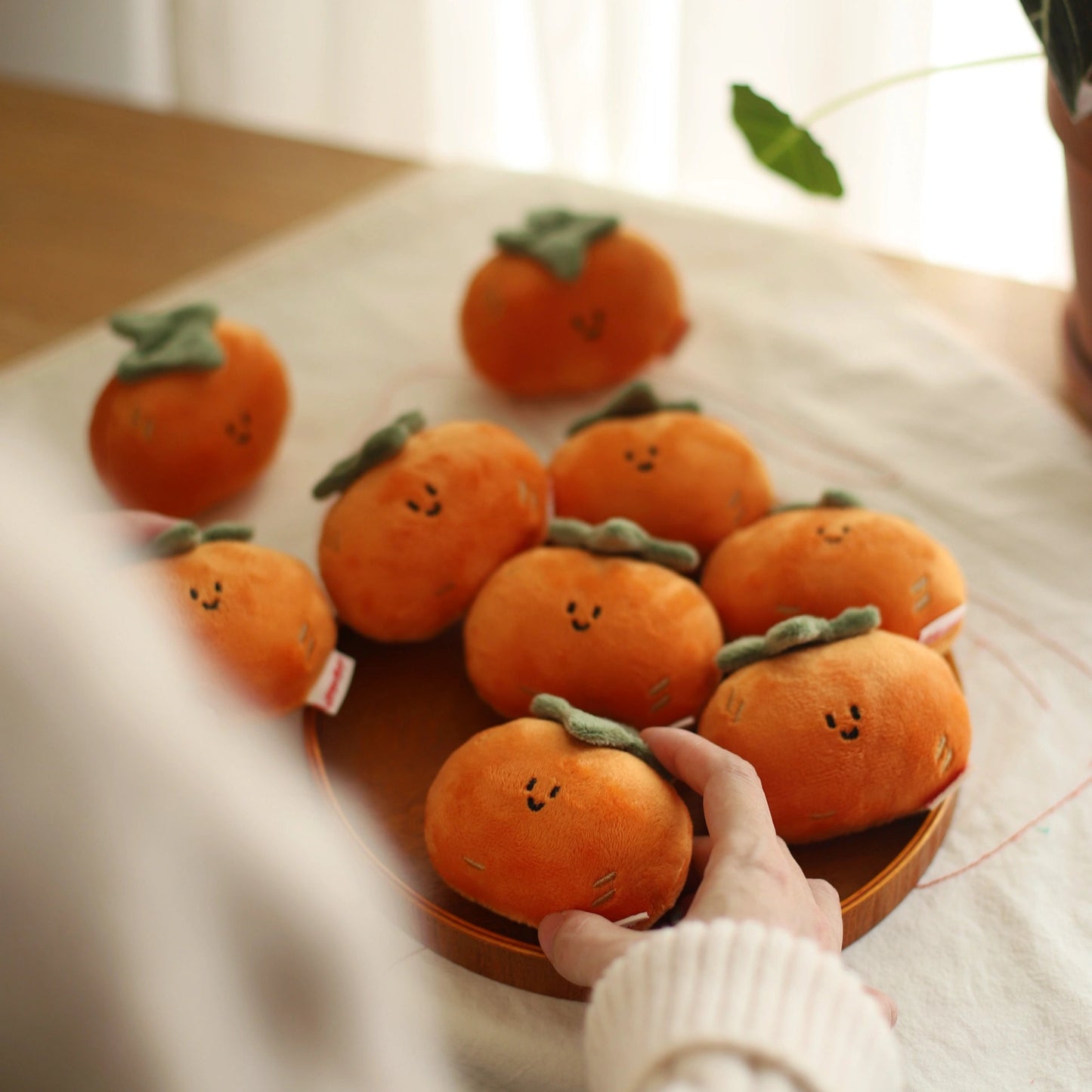 Daily White | Persimmon Toy Charm