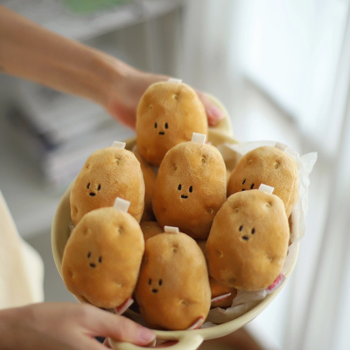 Daily White | Potato Plush Charm