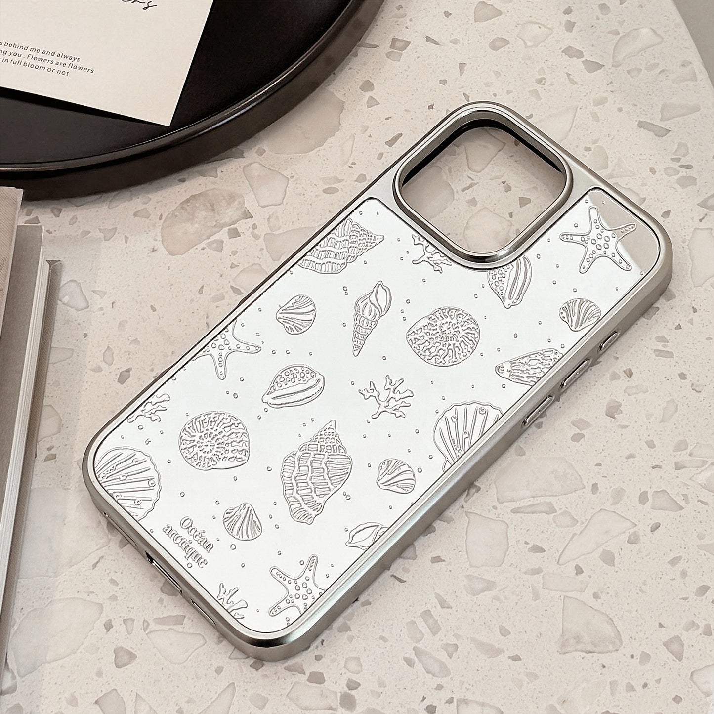 Silver Shell iPhone case