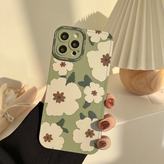 Spring white flower iPhone case