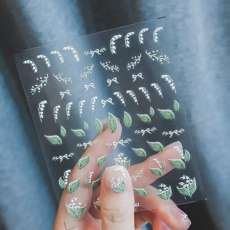 Nail Deco Flower Stickers