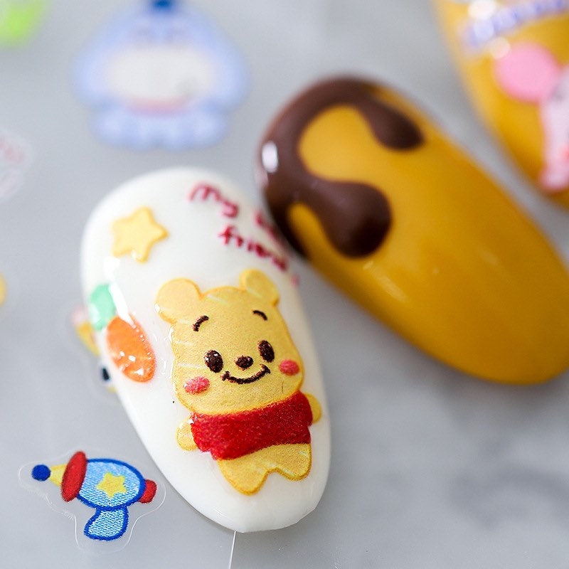 Cartoon Bear Winnie the Pooh Nail Deco Sticker