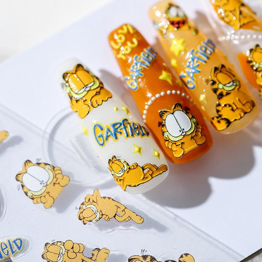 Garfield Nail Deco Sticker