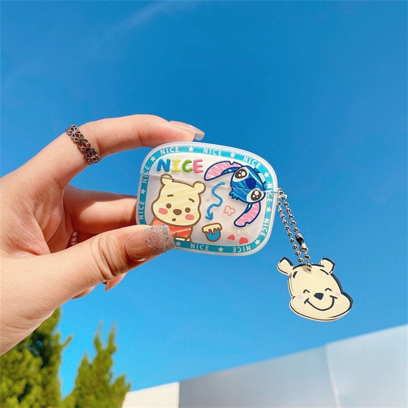 Strawberry bear / Winnie-the-Pooh Airpods Case
