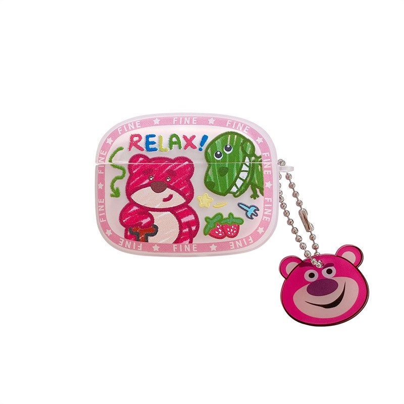 Strawberry bear / Winnie-the-Pooh Airpods Case