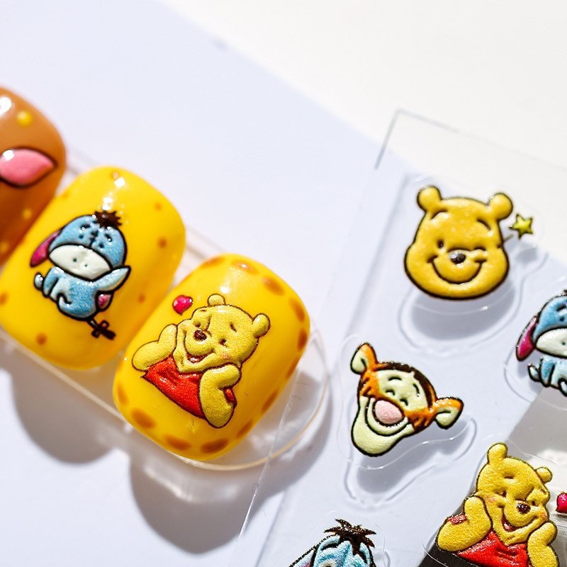 Bear Winnie the Pooh Nail Deco Sticker