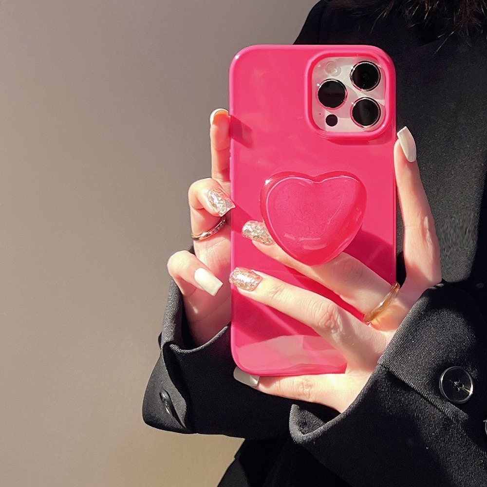 Pinky heart iPhone case